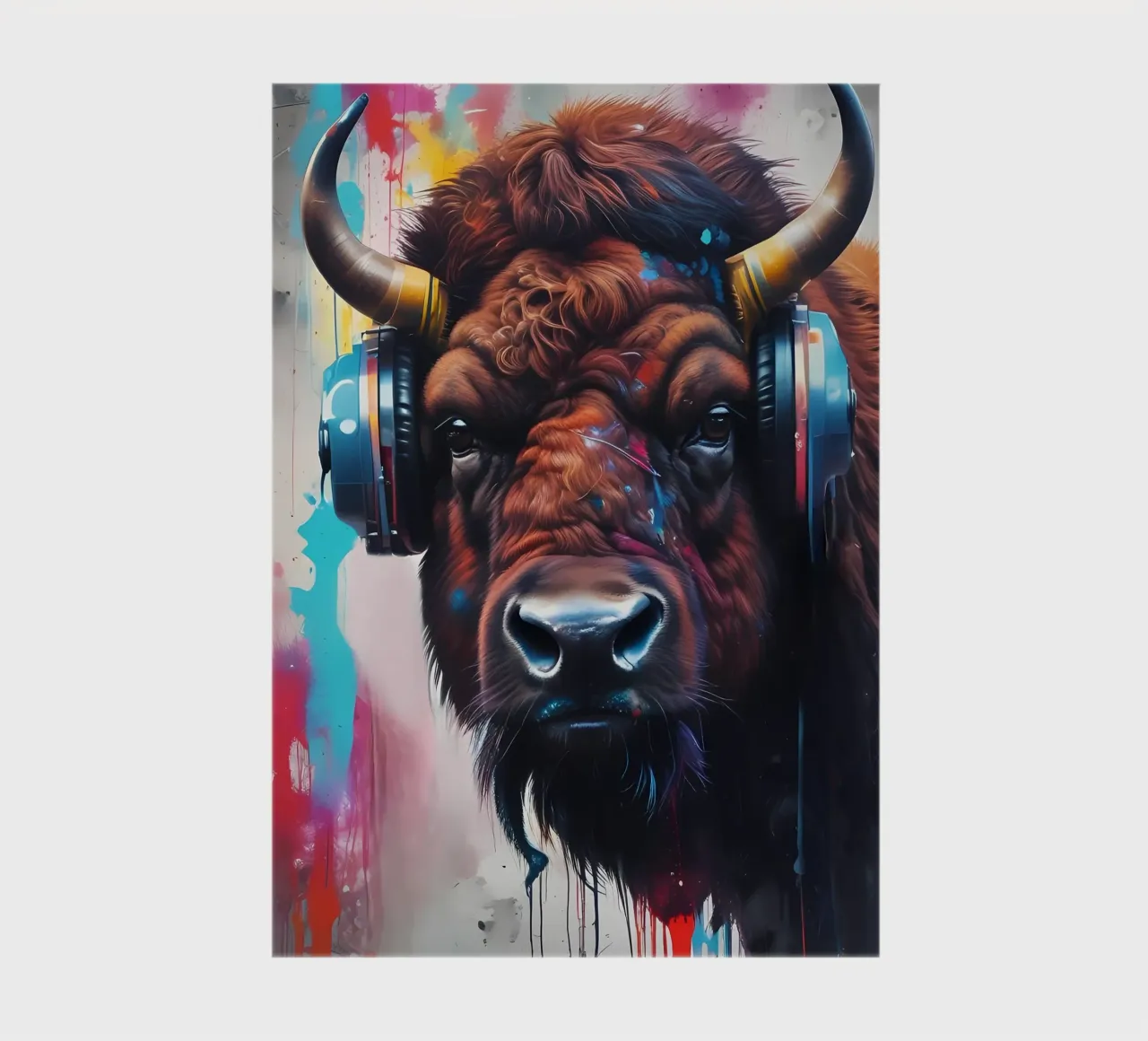 Bisonte in cuffia diario da MakArena