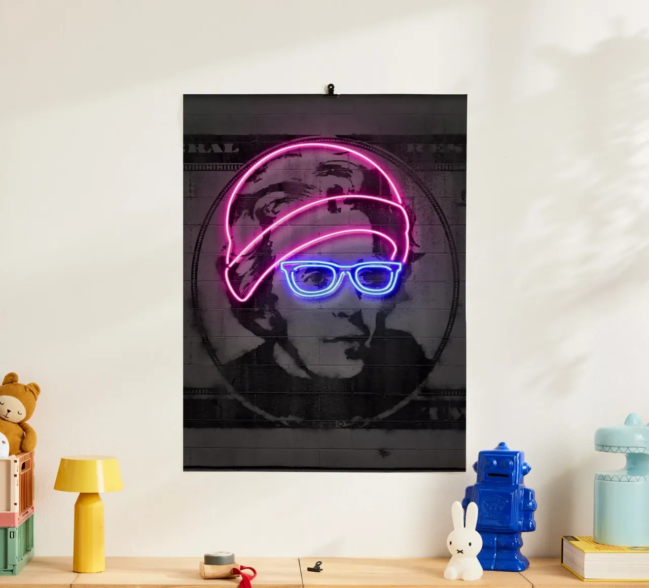 Jackson poster con telaio in legno da Octavian