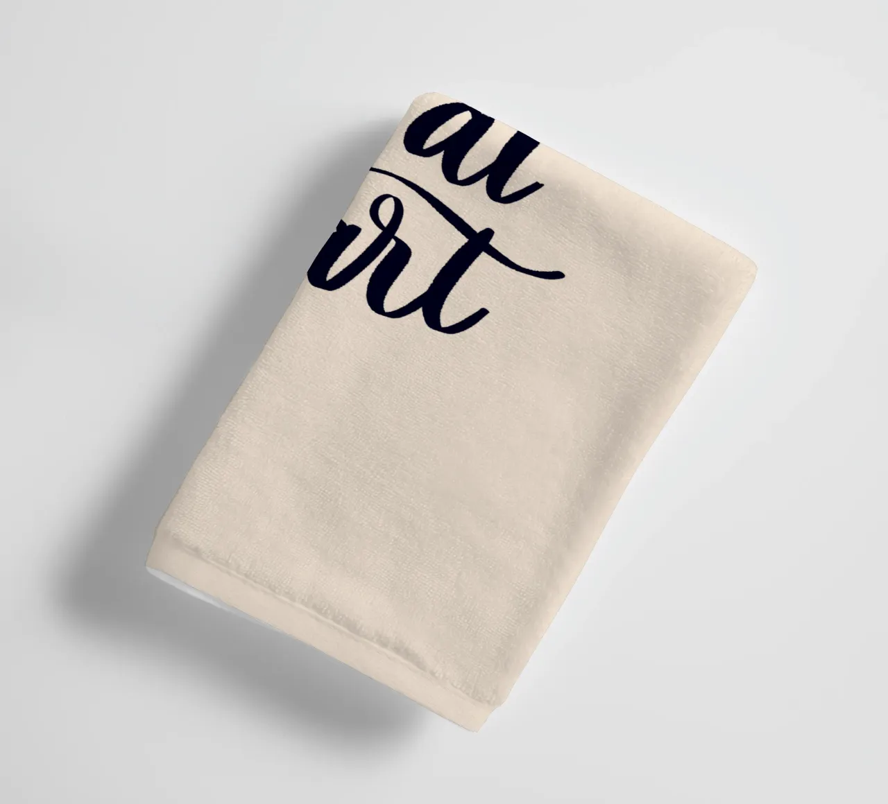 Wild at heart. Saying with leopard print heart towel by CalliLetters