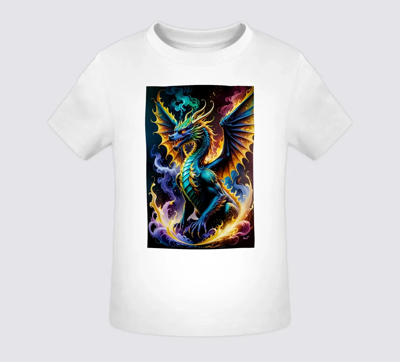 Dragon neon maglietta neonato da MakArena