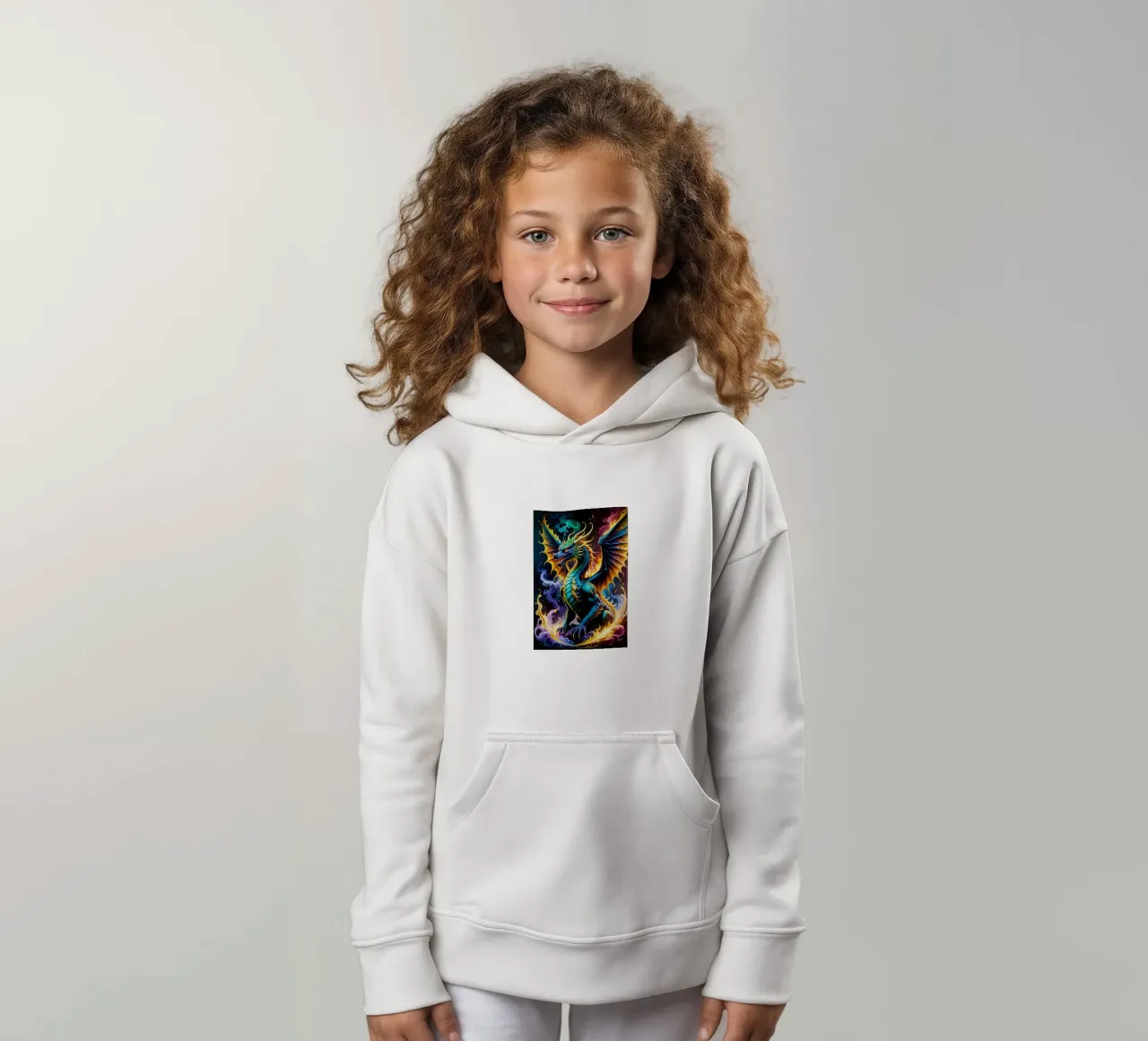 Drache neon Kinder Hoodie von MakArena
