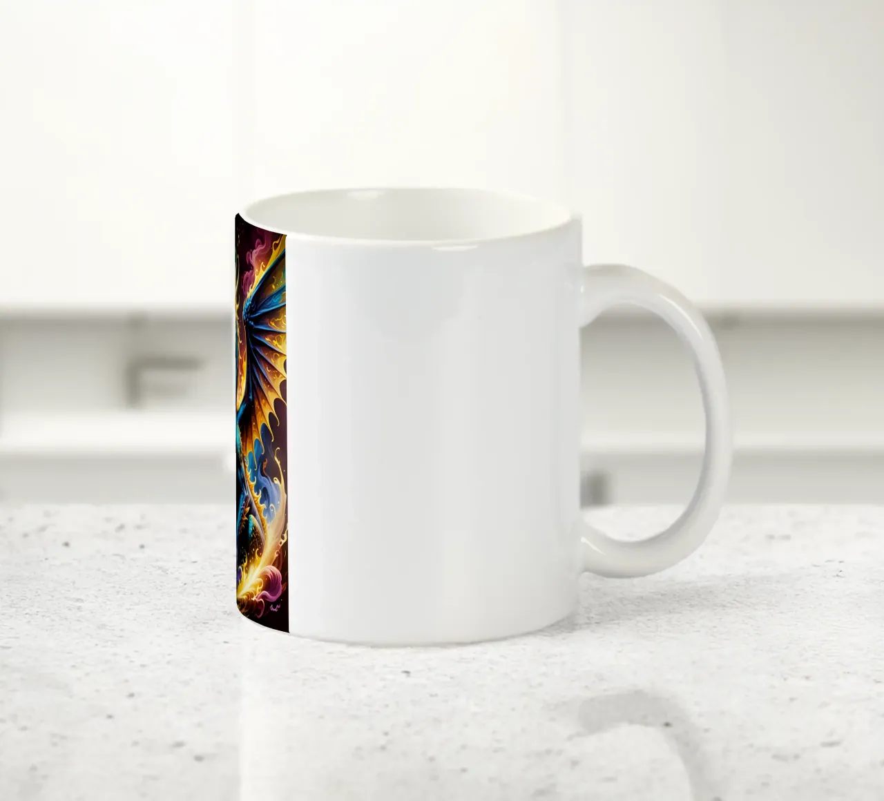 Dragon neon tazza in ceramica da MakArena