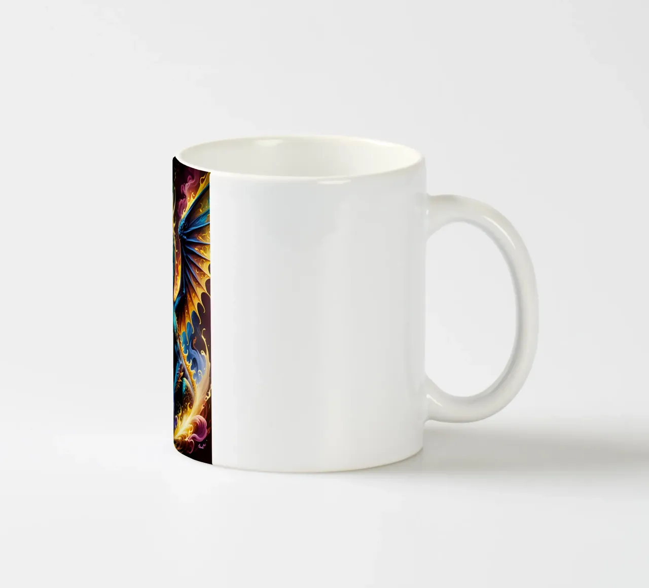 Dragon neon tazza in ceramica da MakArena