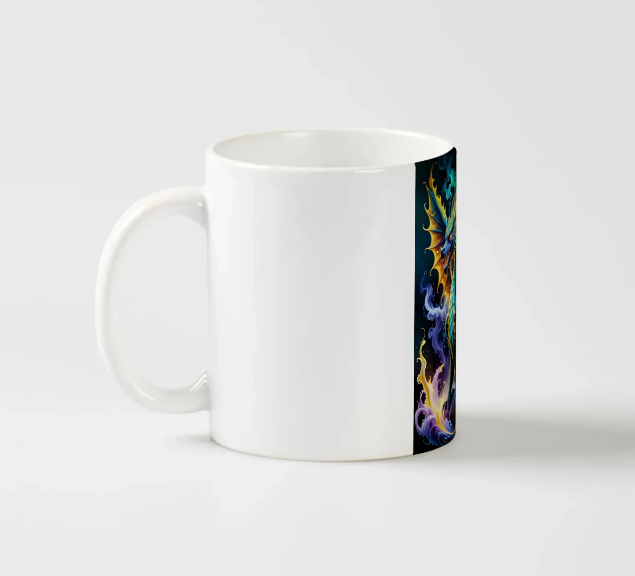 Dragon neon tazza in ceramica da MakArena