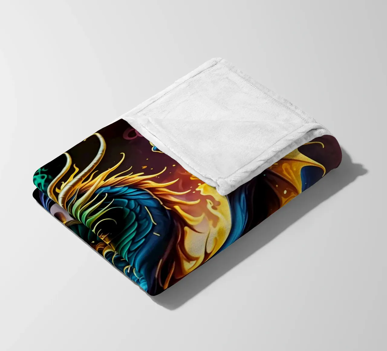 Dragon neon coperta in pile da MakArena