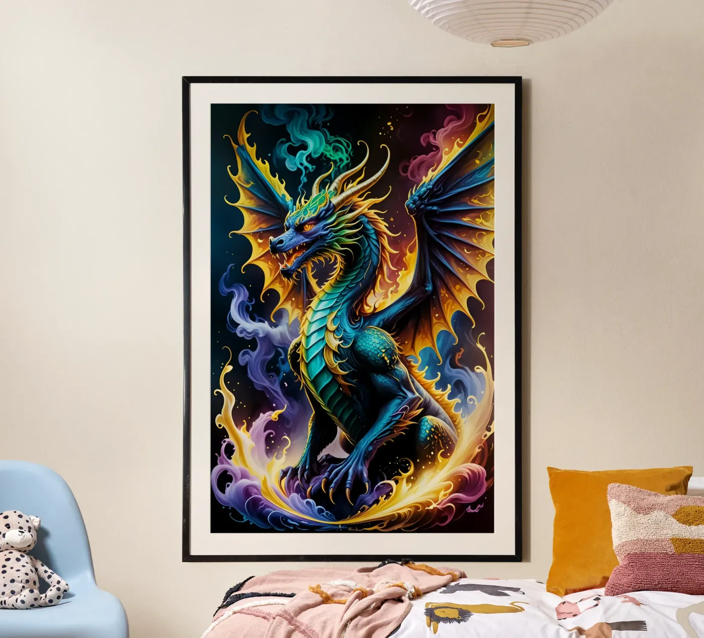 Dragon neon poster da MakArena