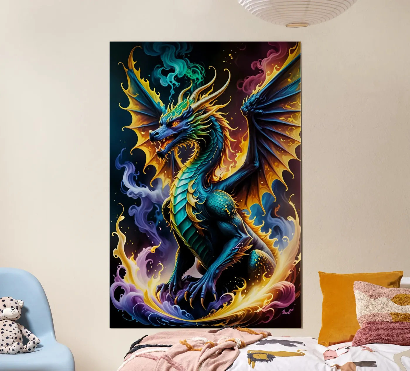 Dragon neon poster da MakArena