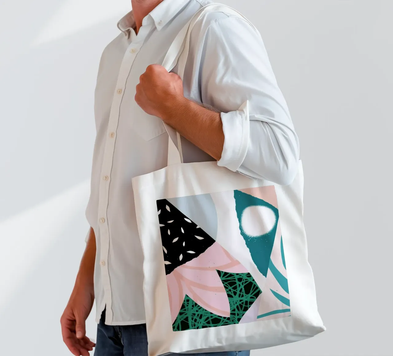 Ambience jute draagtas van Tom Abbiss Smith