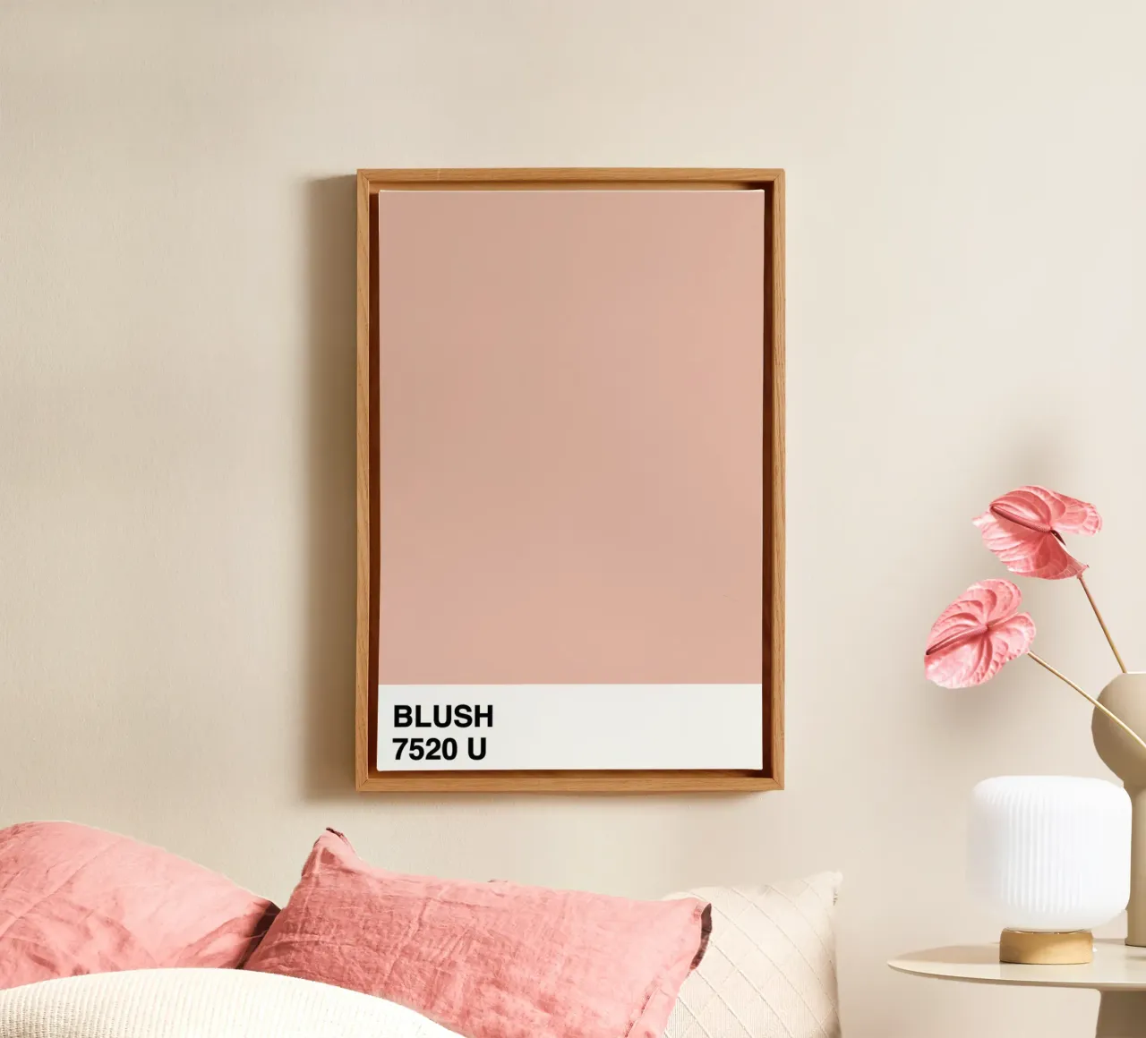Blush tela con Cornice a cassetta da Honeymoon Hotel