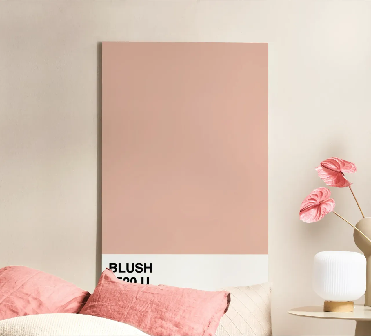 Blush tela con Cornice a cassetta da Honeymoon Hotel