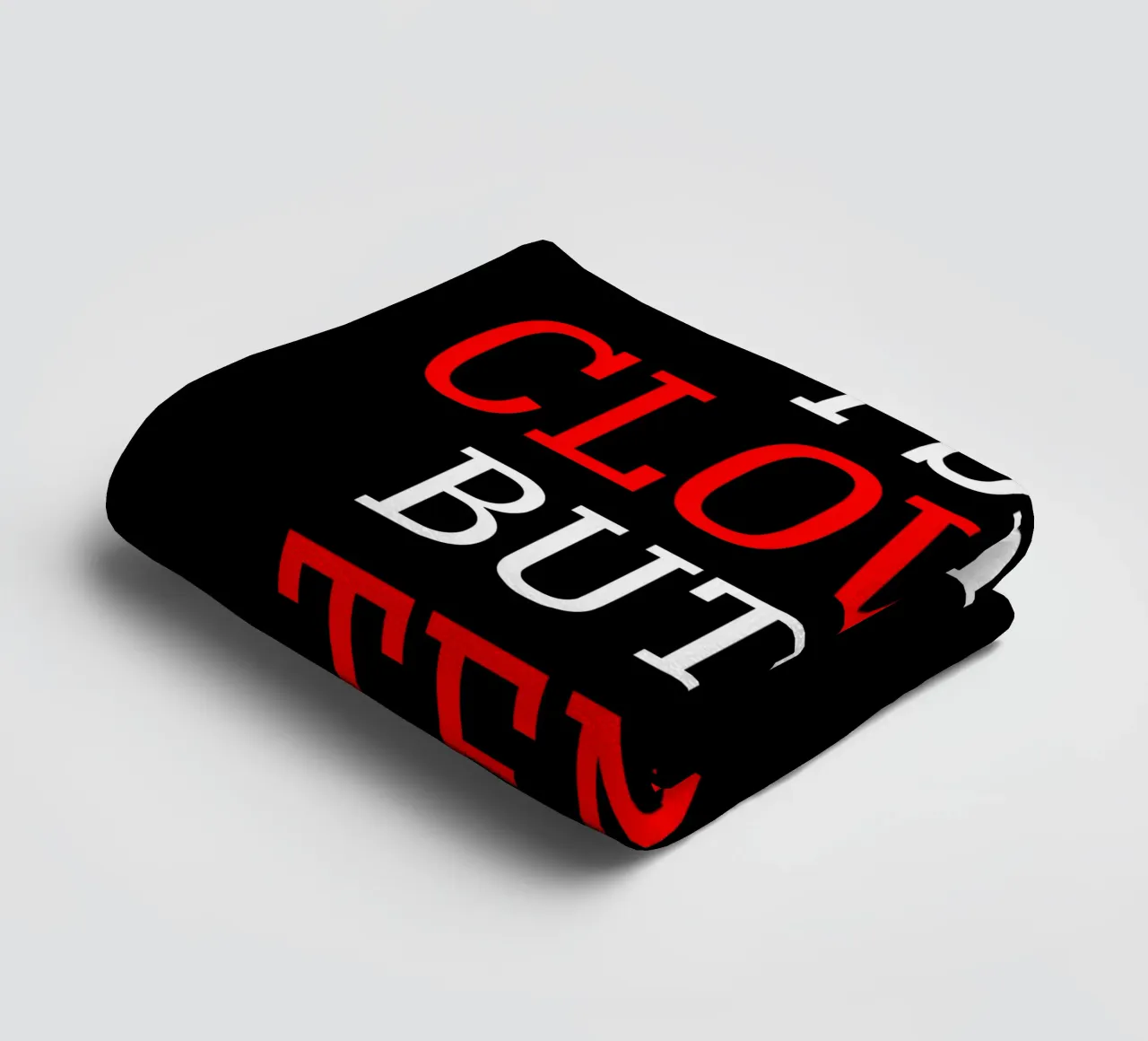 I See Clowns Funny Sarcastic Grumpy Text Design towel by sillyindustries