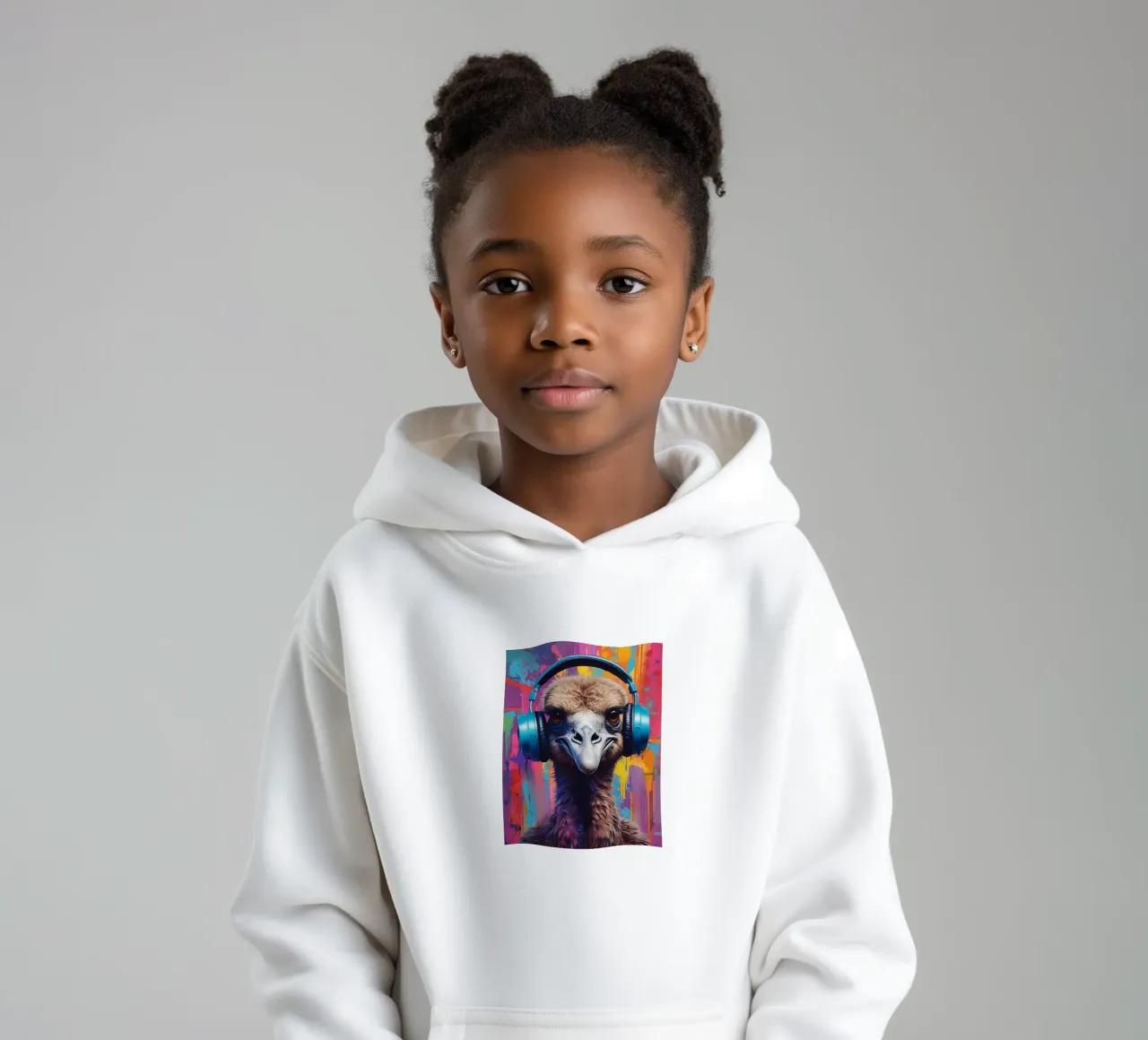 Struzzo in cuffia felpa bambino con cappuccio da MakArena