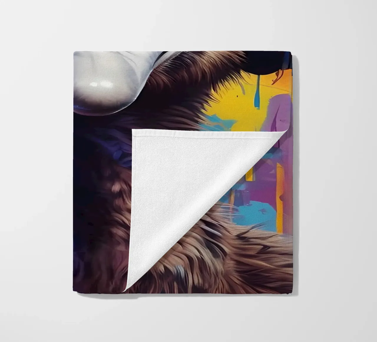 Struzzo in cuffia telo mare da MakArena