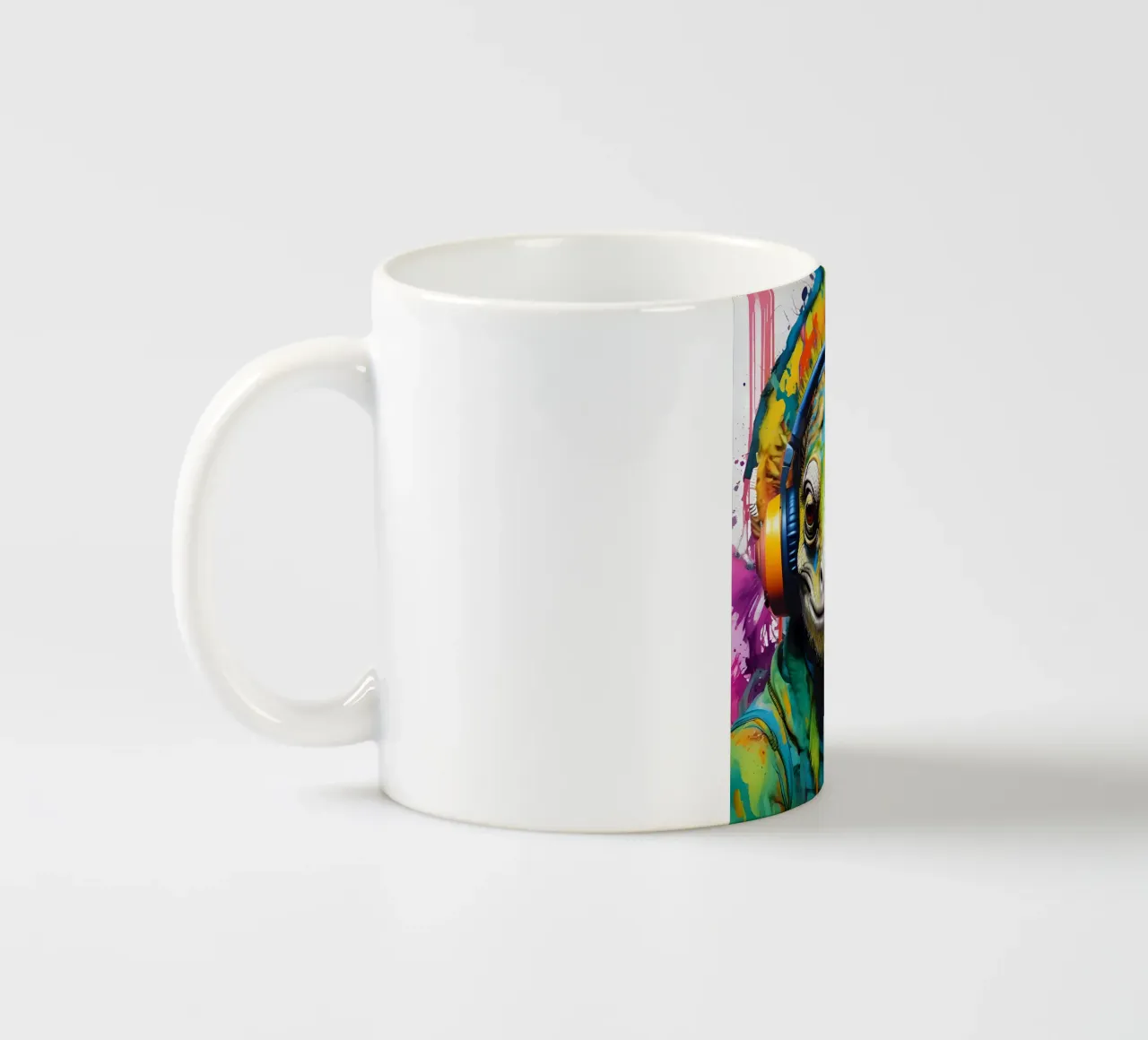 Camaleonte in cuffia tazza in ceramica da MakArena