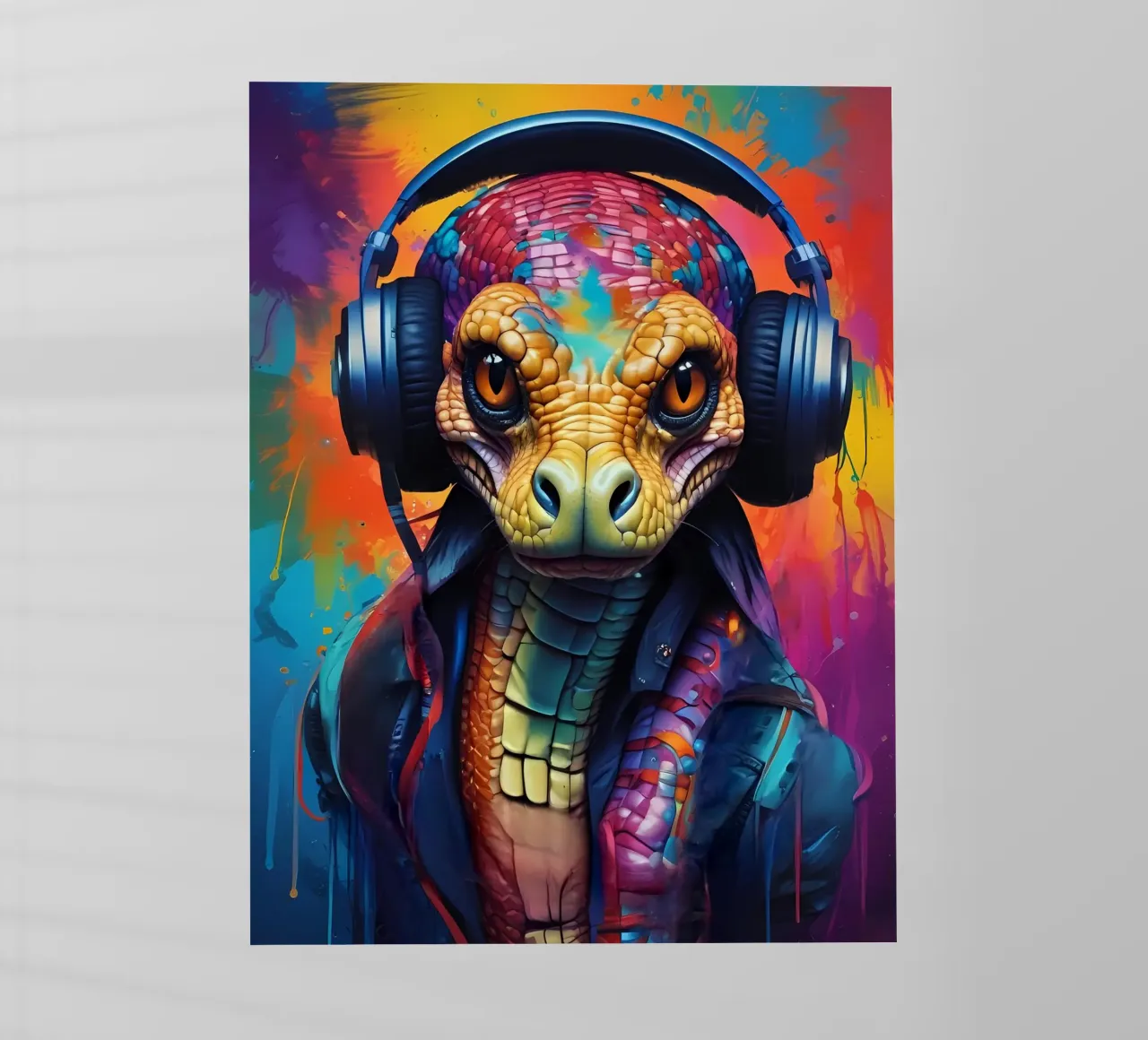 Serpente Cobra in cuffia pellicola backlit da MakArena