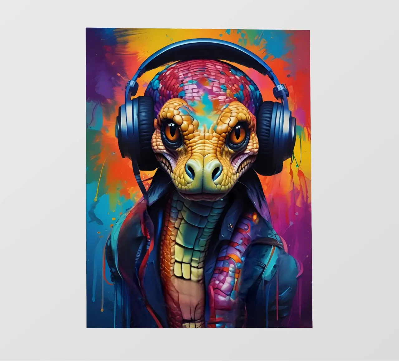 Serpente Cobra in cuffia pellicola backlit da MakArena