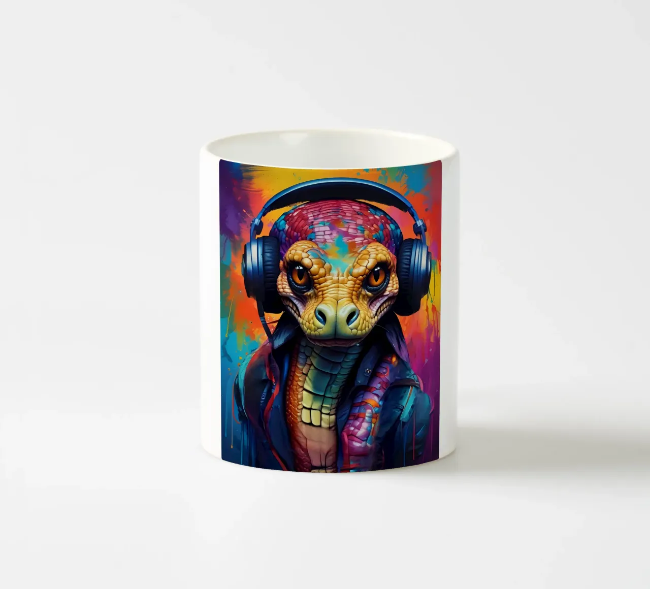 Serpente Cobra in cuffia tazza in ceramica da MakArena