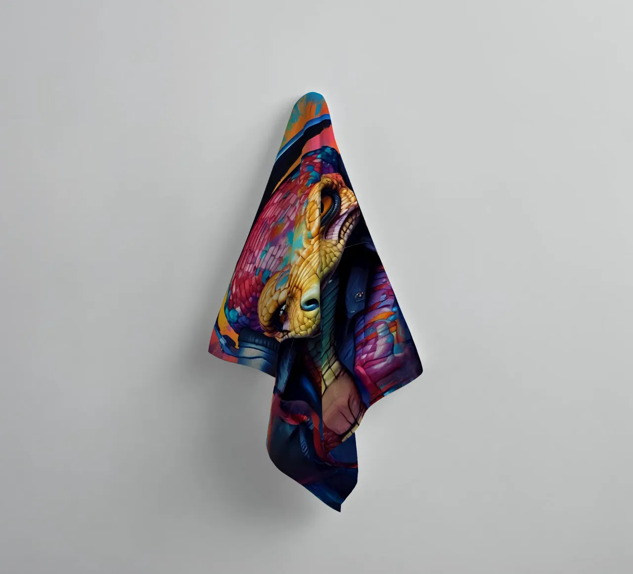 Serpente Cobra in cuffia asciugamano da bagno da MakArena