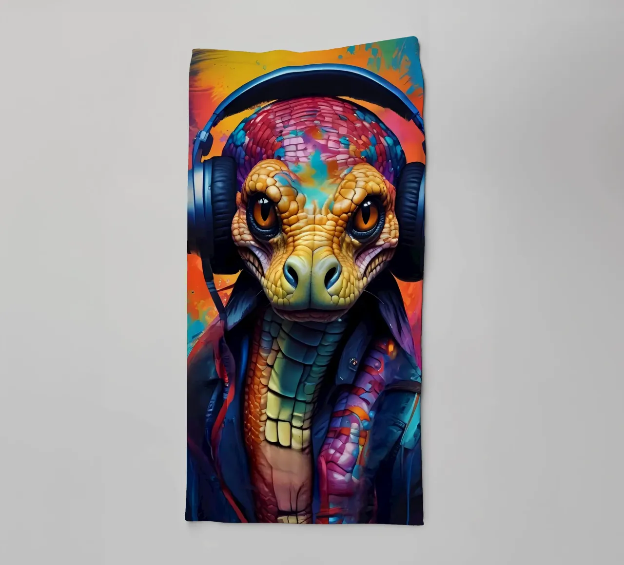 Serpente Cobra in cuffia asciugamano da bagno da MakArena