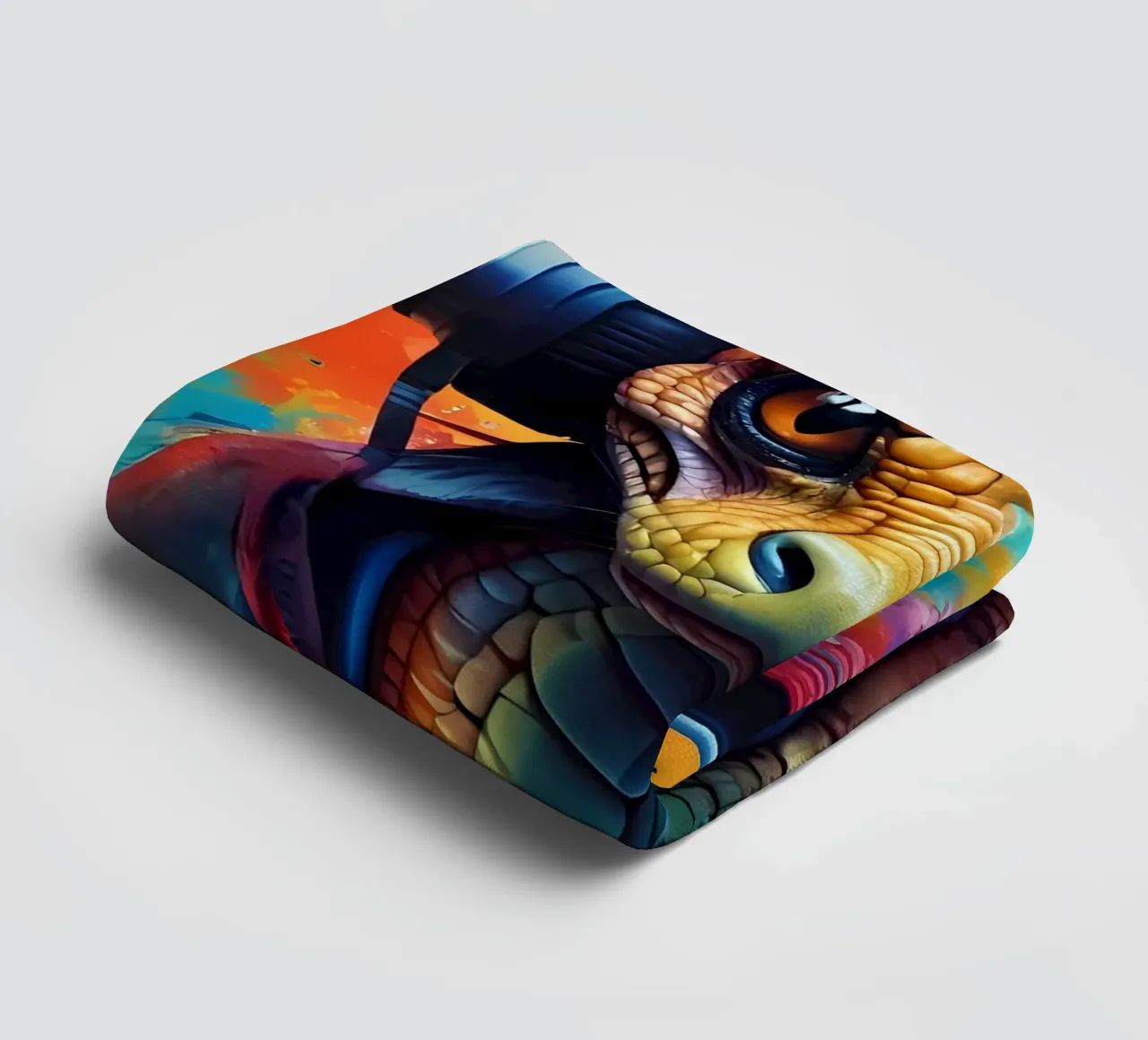 Serpente Cobra in cuffia asciugamano da bagno da MakArena