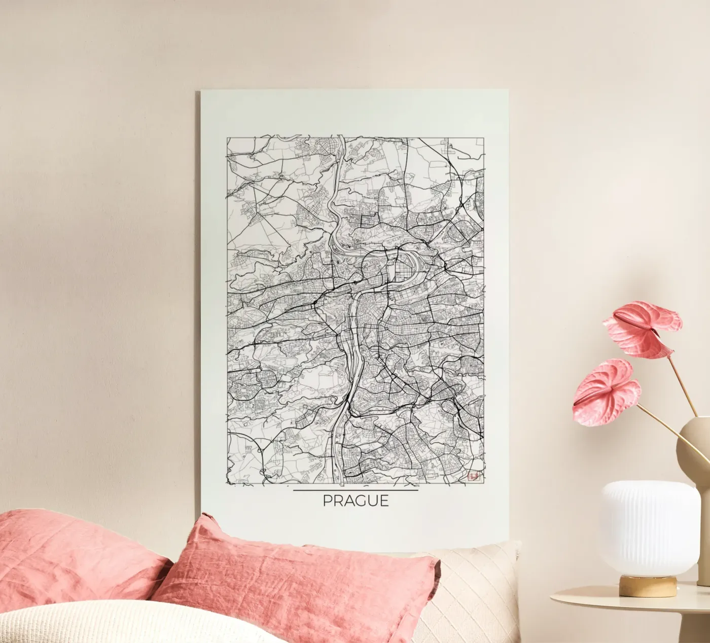 Prague Minimal acrylic glass by Hubert Roguski
