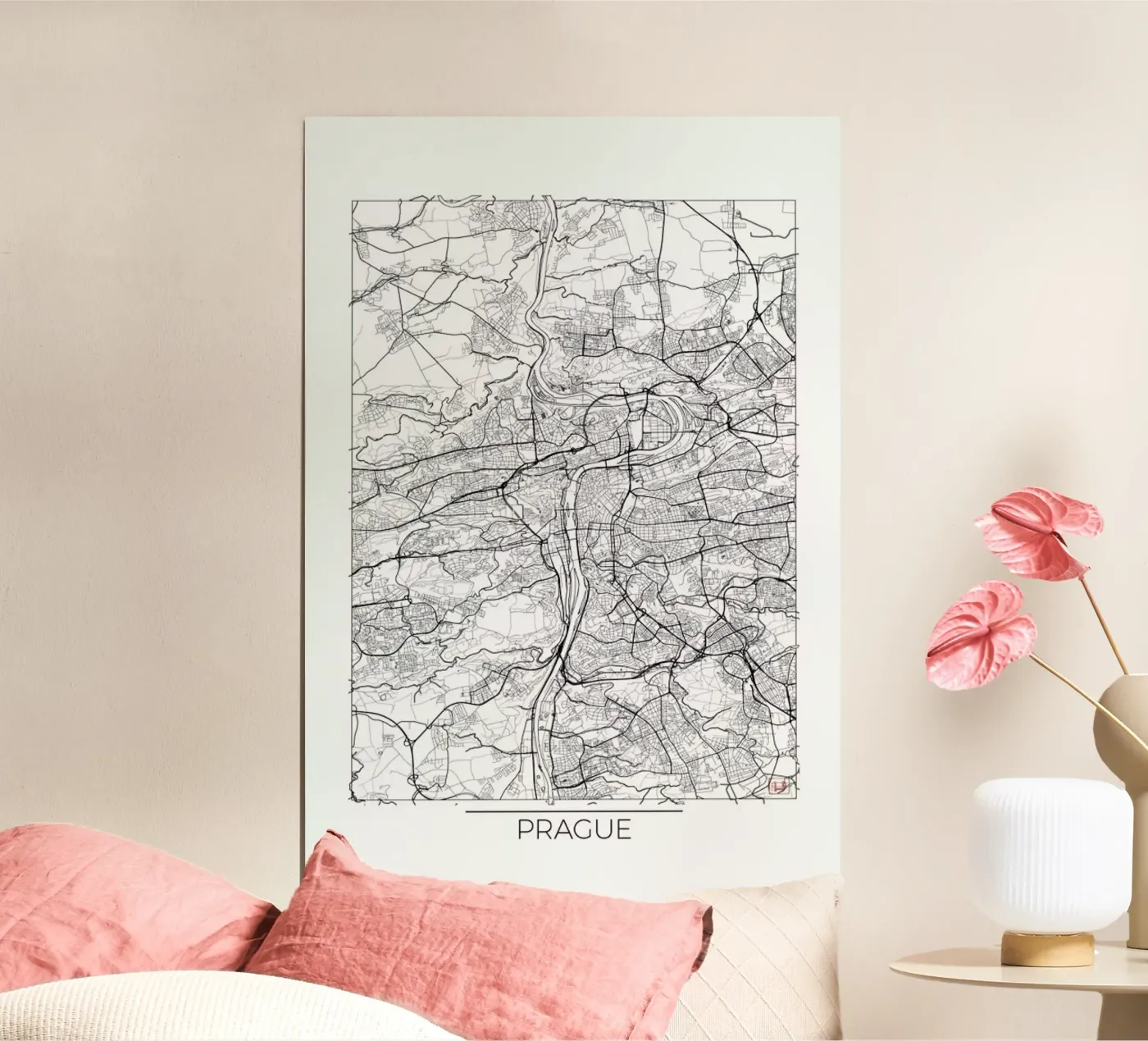 Prague Minimal poster da Hubert Roguski