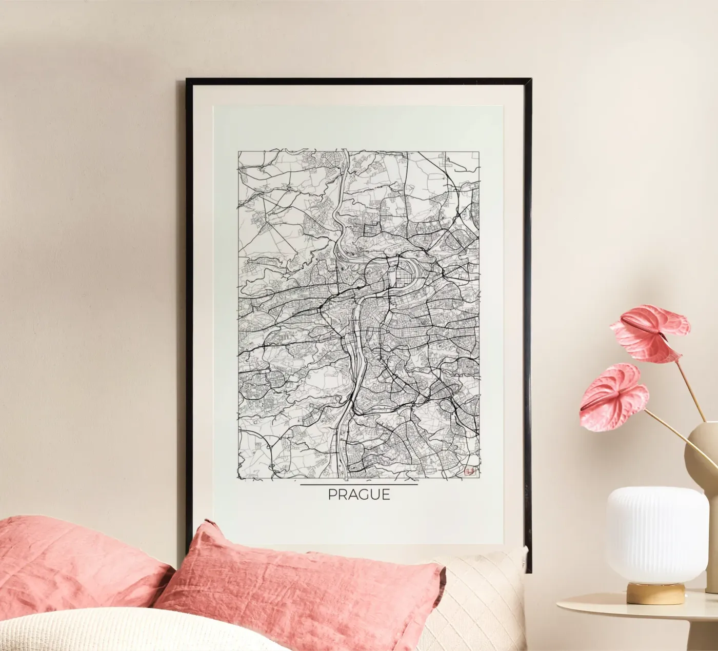 Prague Minimal poster da Hubert Roguski