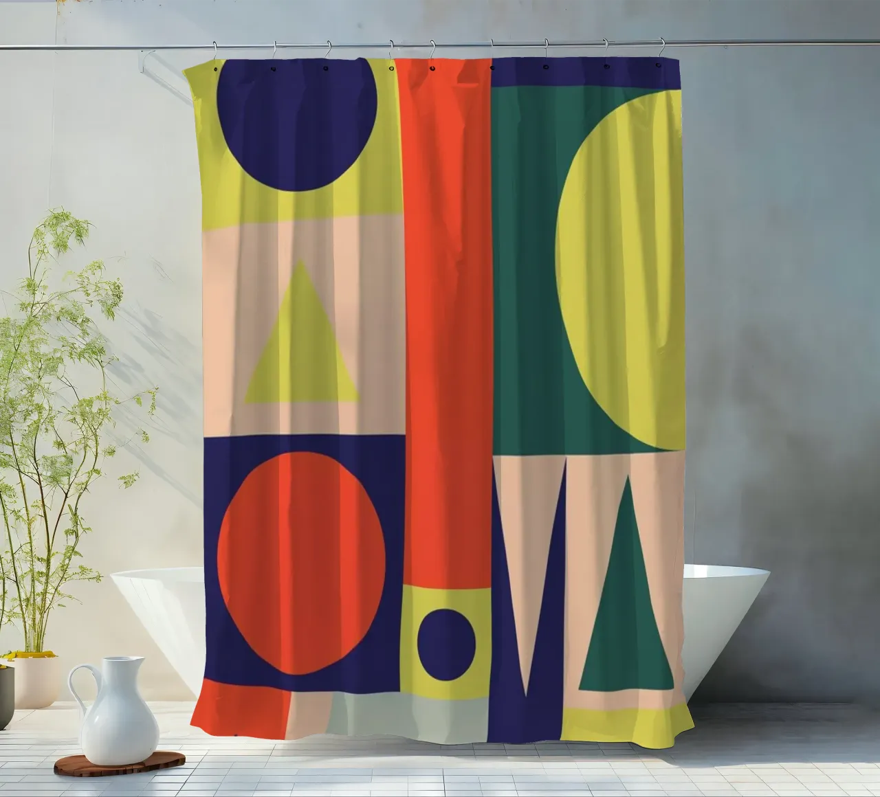 Landscape tenda da doccia da The Poster Kid