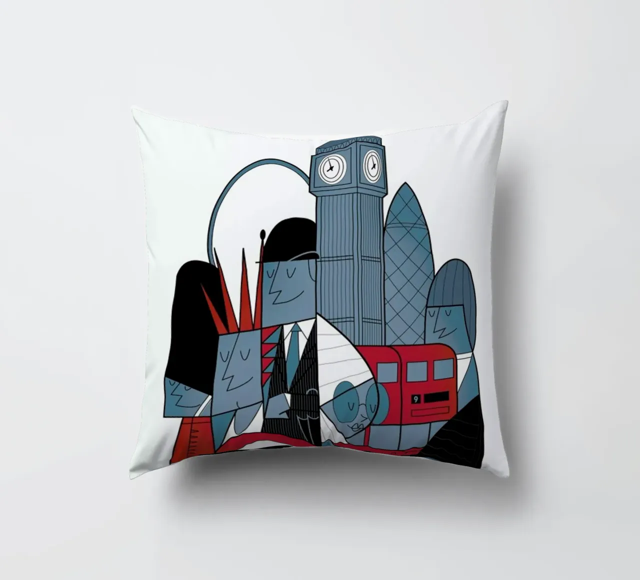 London cuscino da Ale Giorgini