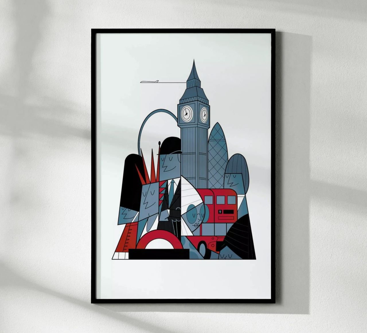 London poster by Ale Giorgini