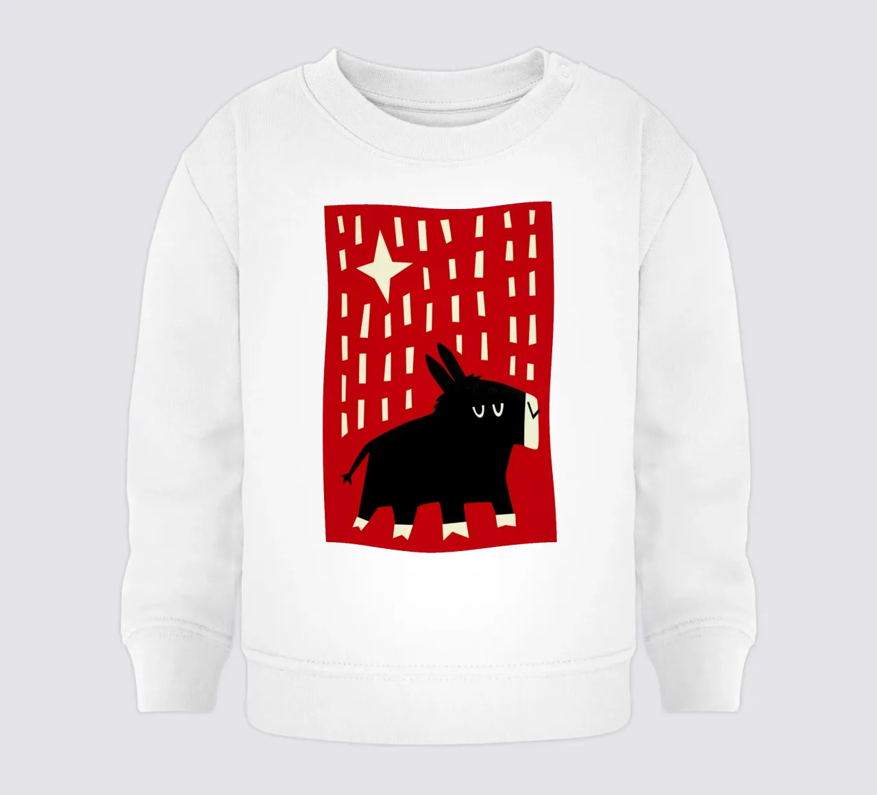 Donkey felpa neonato da Fox & Velvet