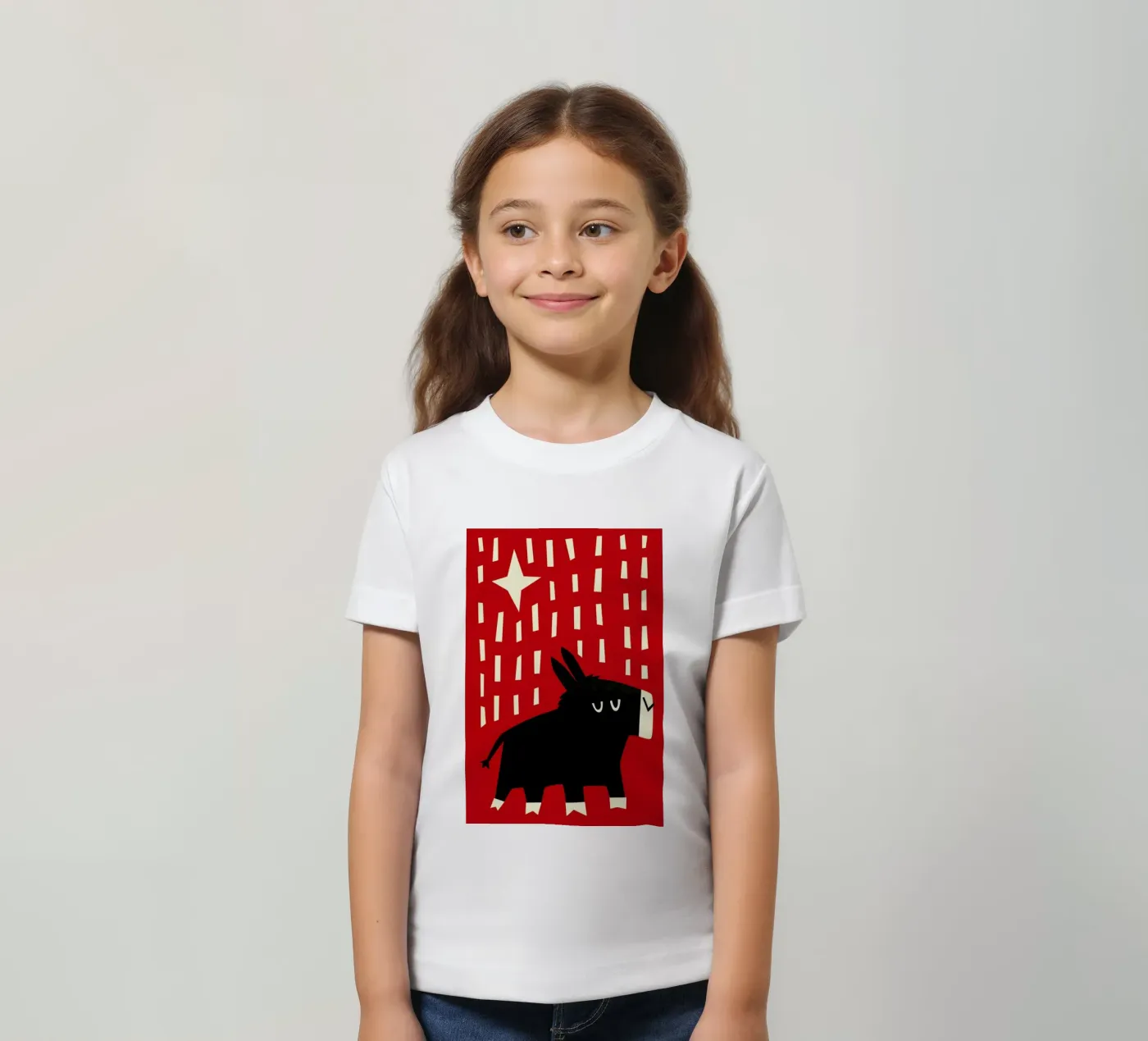 Donkey t-shirt bambini da Fox & Velvet