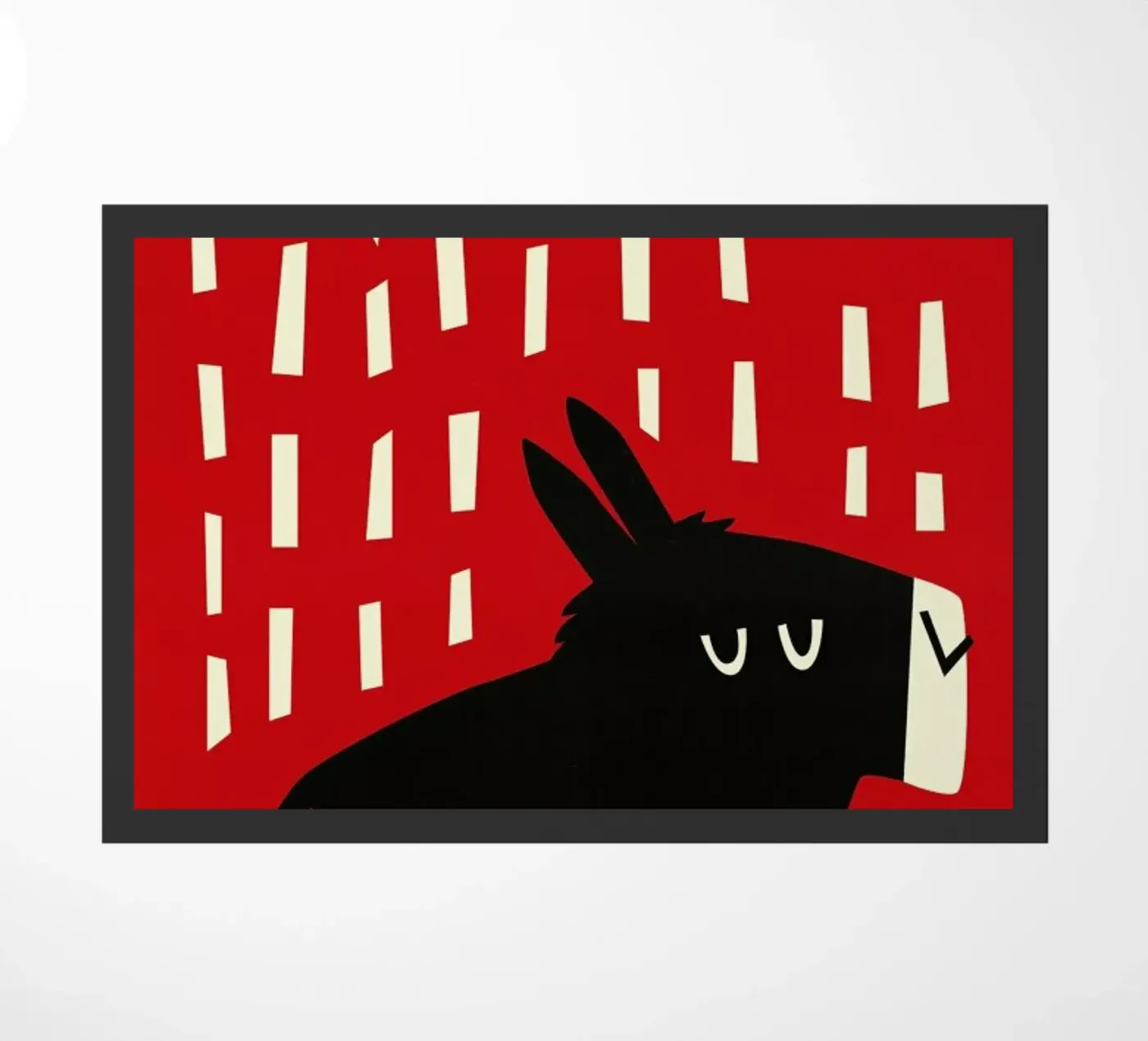 Donkey Fußmatte von Fox & Velvet