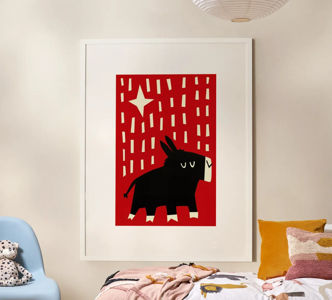 Donkey Poster von Fox & Velvet