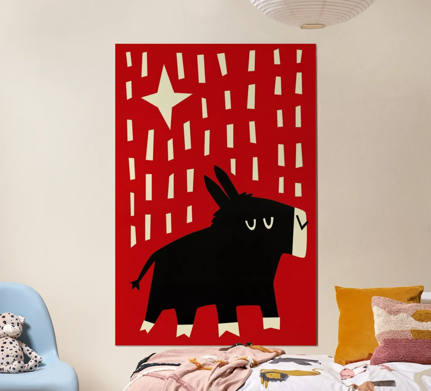 Donkey Poster von Fox & Velvet