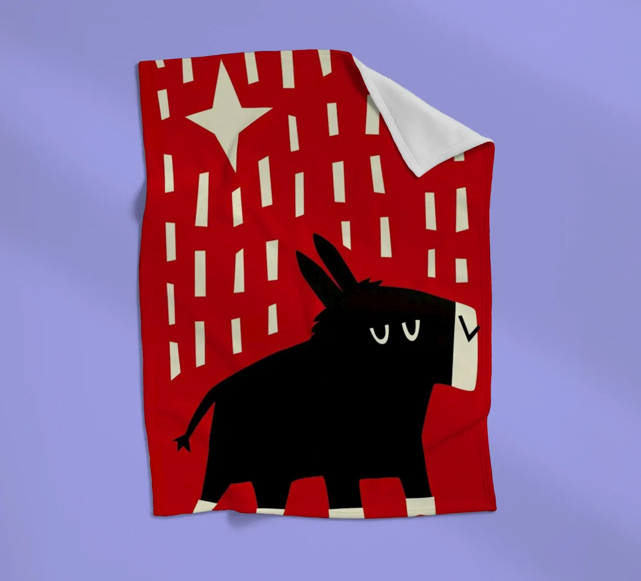 Donkey Fleecedecke von Fox & Velvet