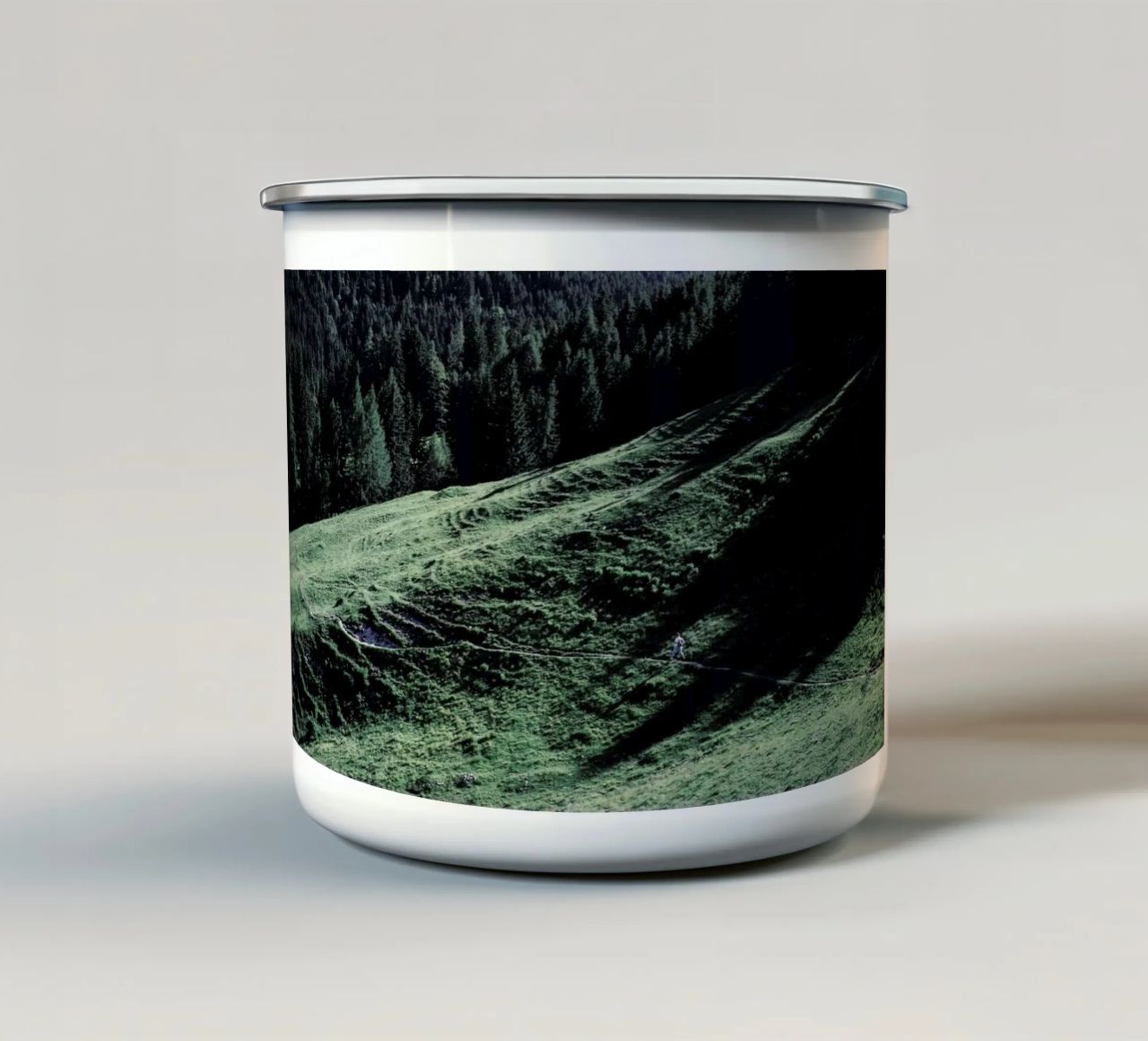 Jours Verts tazza in smalto da Picture On The Fridge