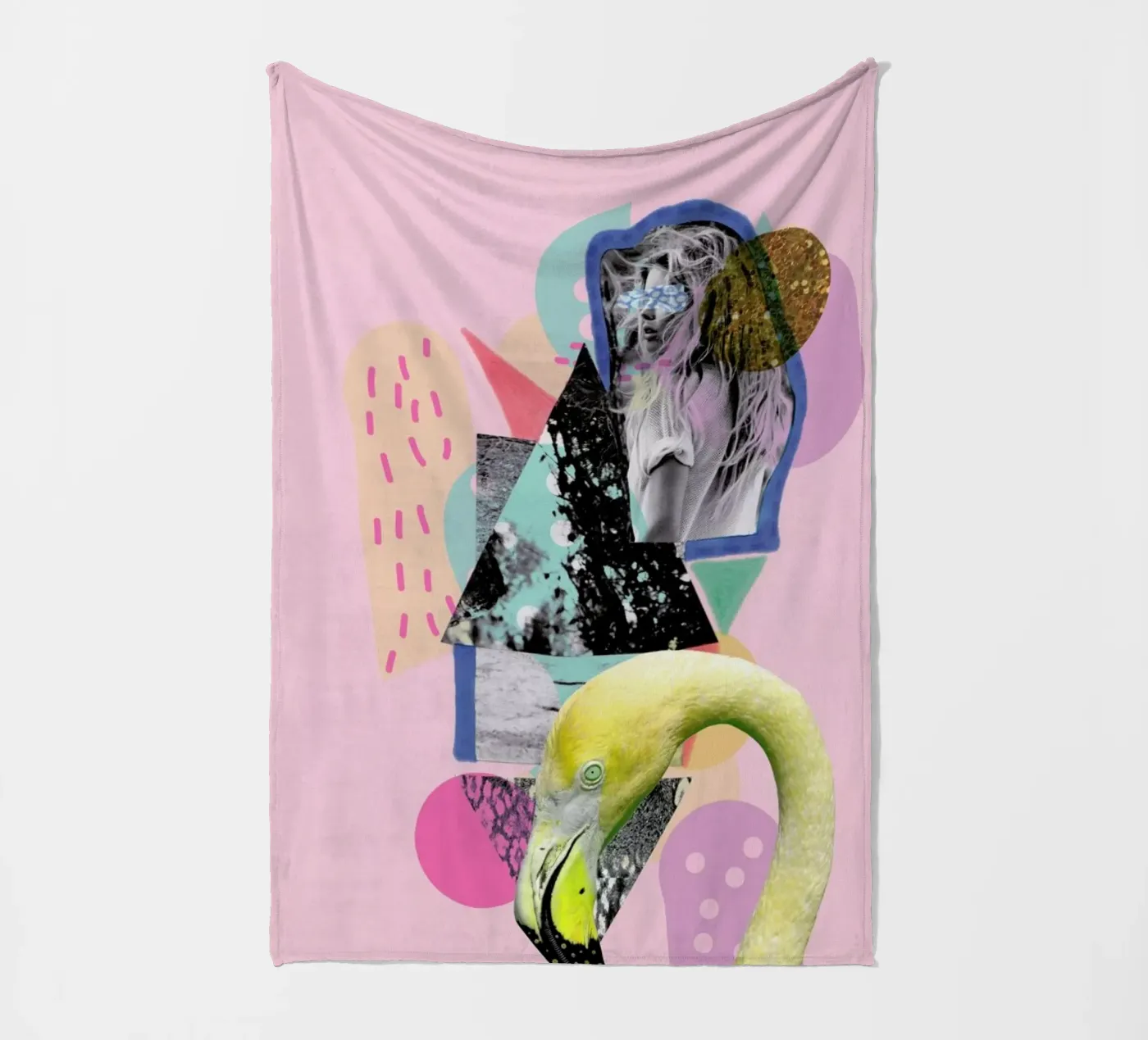 Flamingoland fleecedeken van Vasare Nar