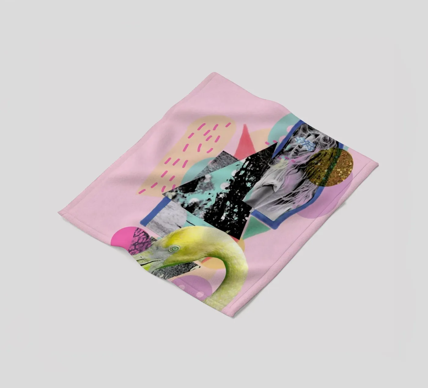 Flamingoland fleecedeken van Vasare Nar