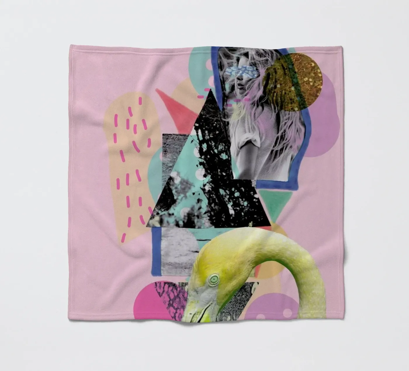 Flamingoland fleecedeken van Vasare Nar