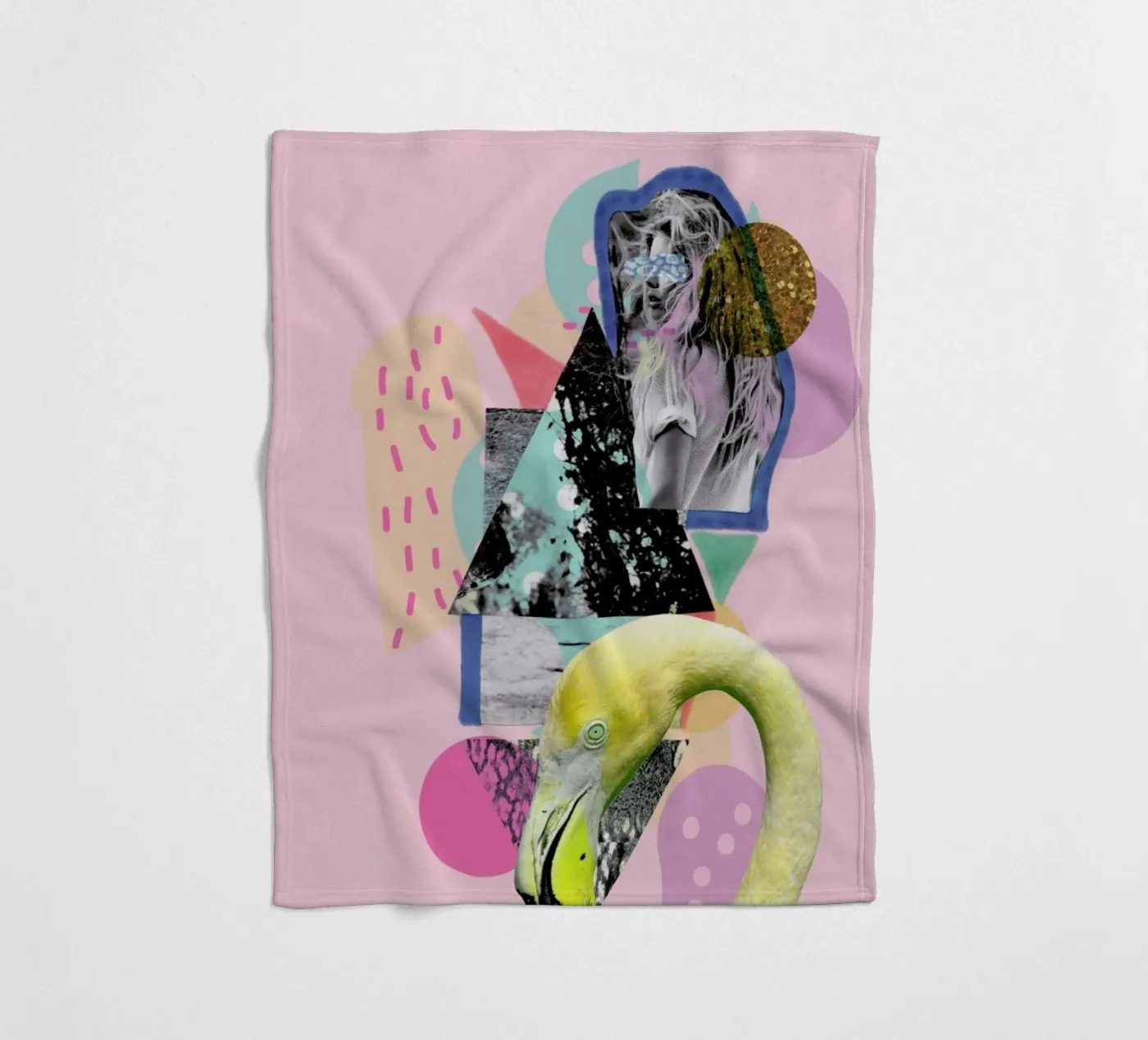 Flamingoland fleecedeken van Vasare Nar