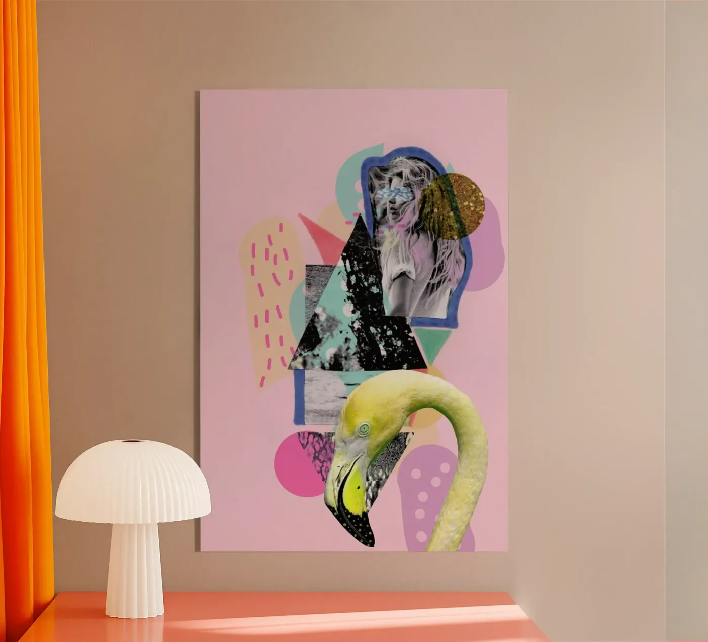 Flamingoland plexiglas de Vasare Nar