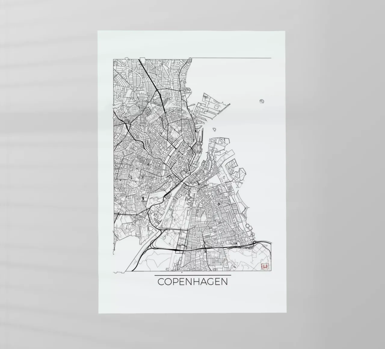 Copenhagen Minimal pellicola backlit da Hubert Roguski