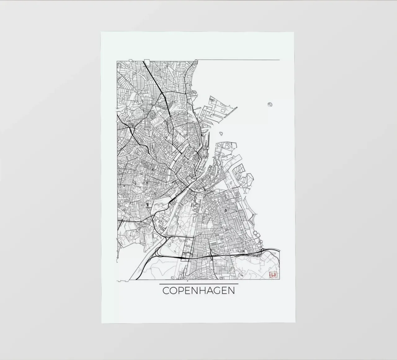 Copenhagen Minimal pellicola backlit da Hubert Roguski