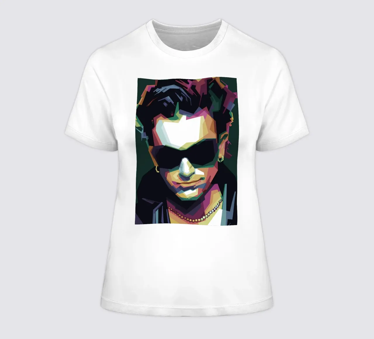 Bono WPAP trending now women's fitted t-shirt by Alkahfsmart