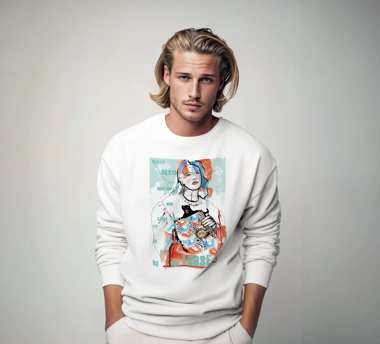 Reality Hurts Sometimes sudadera de Marcell Naubert