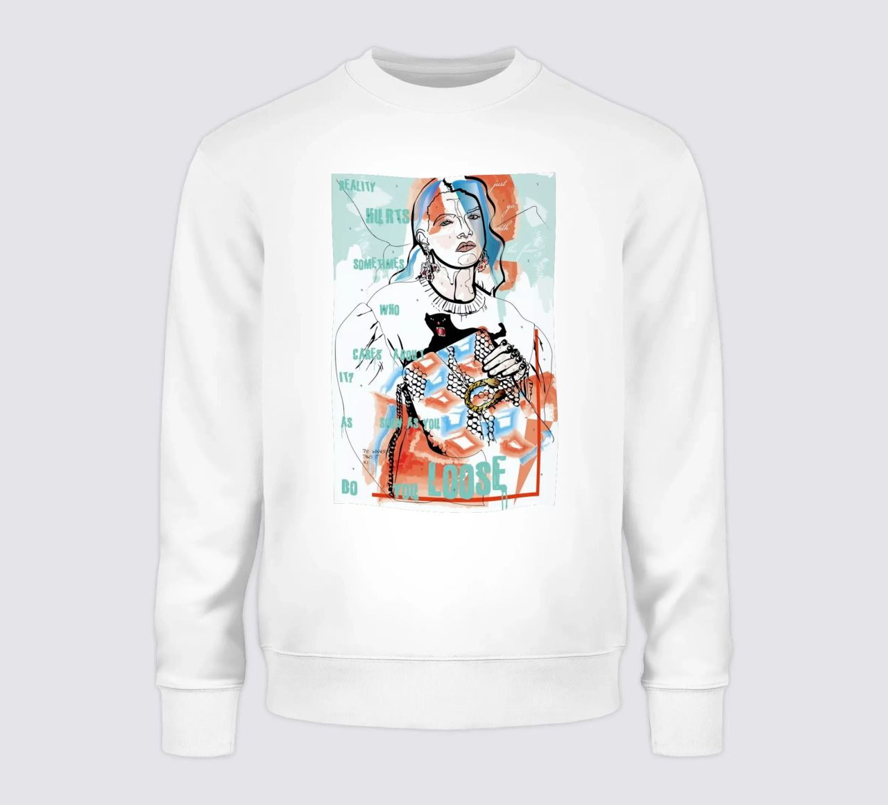 Reality Hurts Sometimes sudadera de Marcell Naubert