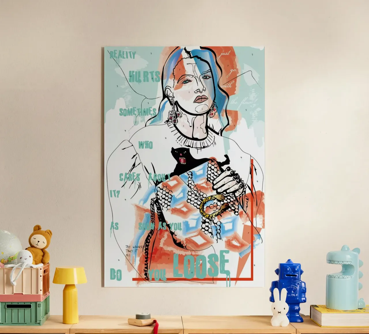 Reality Hurts Sometimes plexiglass da Marcell Naubert