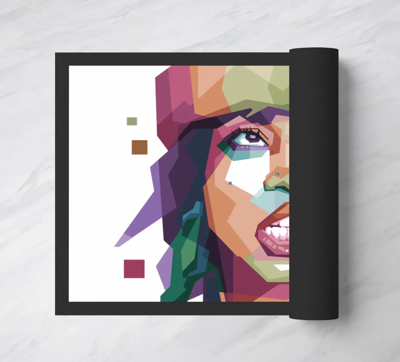 Erykah Badu WPAP di tendenza ora zerbino da Alkahfsmart