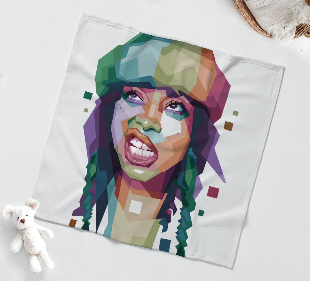 Erykah Badu WPAP di tendenza ora coperta in pile da Alkahfsmart